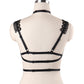 Extreme Bra for Sexy White Black Body Harness Lingerie