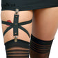 Extreme Garter Belt For Women Red Black Body Harness Lingerie