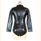 Extreme Long Sleeve Bodysuit Bdsm Latex Lingerie Revealing Teddy