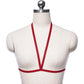 Extreme Sexiest Bra Red Bdsm Harness Lingerie