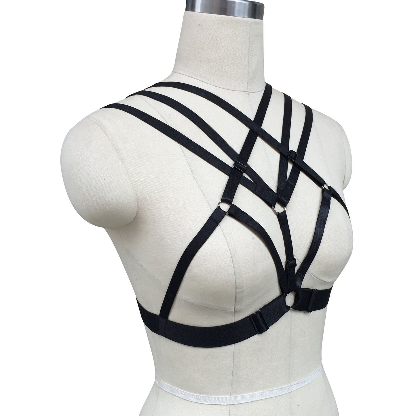 Extreme Sexiest Bra White Bdsm Harness Lingerie