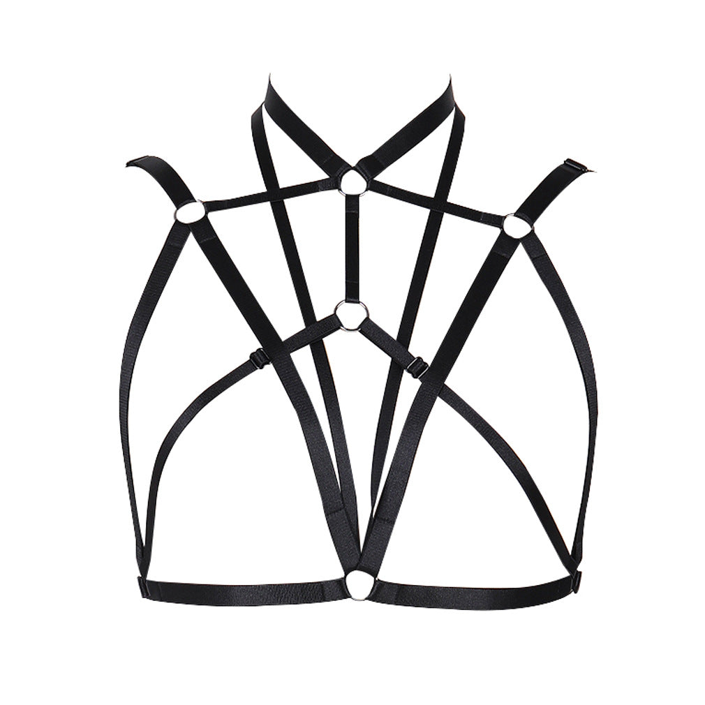 Extreme Sexiest Bra White Bdsm Harness Lingerie