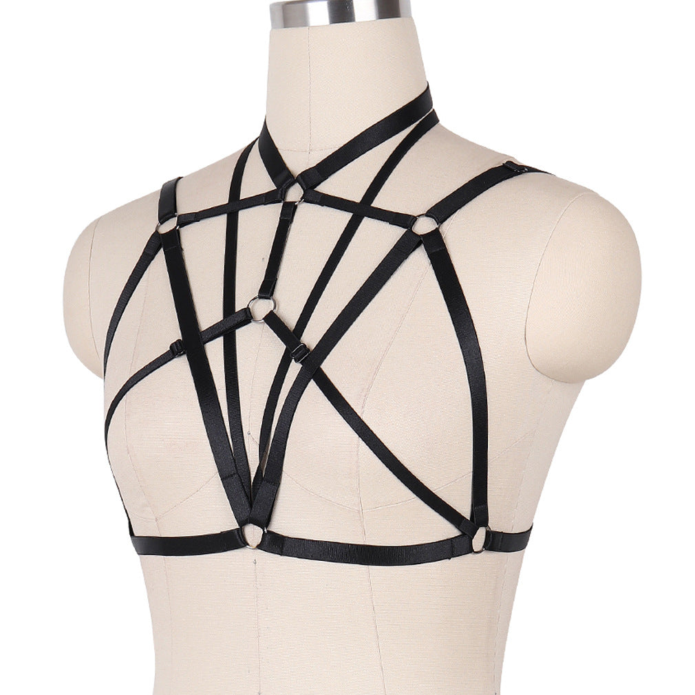 Extreme Sexiest Bra White Bdsm Harness Lingerie