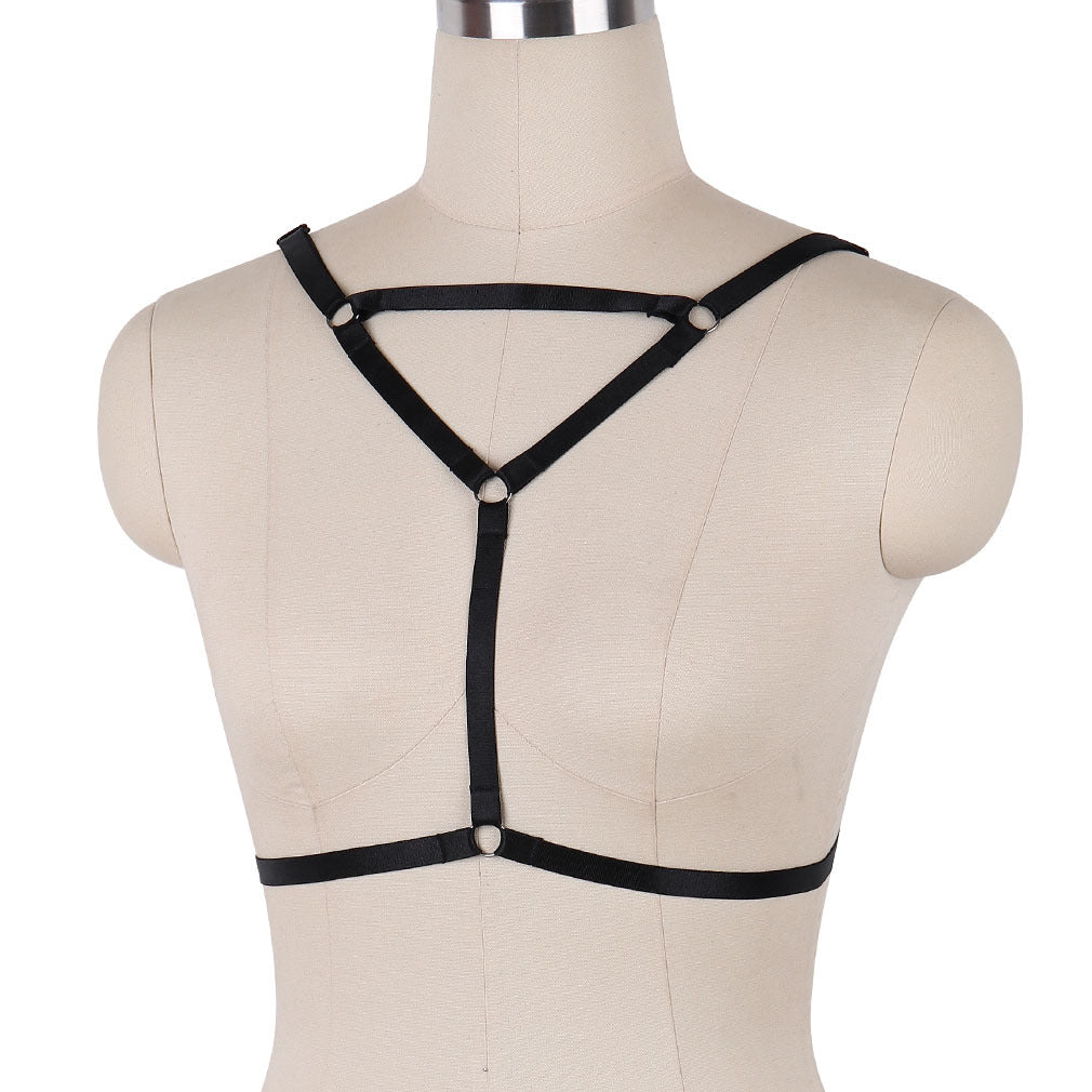 Extreme Sexiest Bra White Bdsm Harness Lingerie