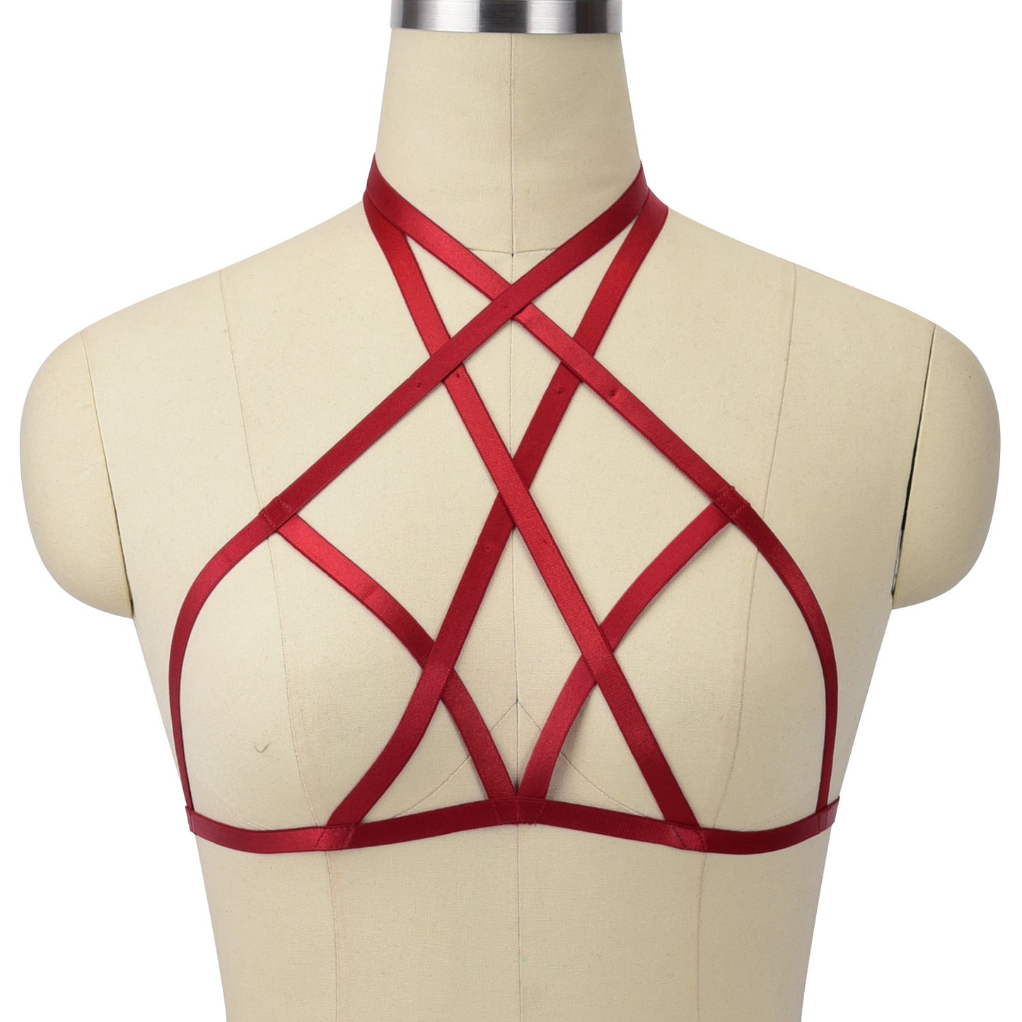 Extreme Sexiest Bra White Bdsm Harness Lingerie