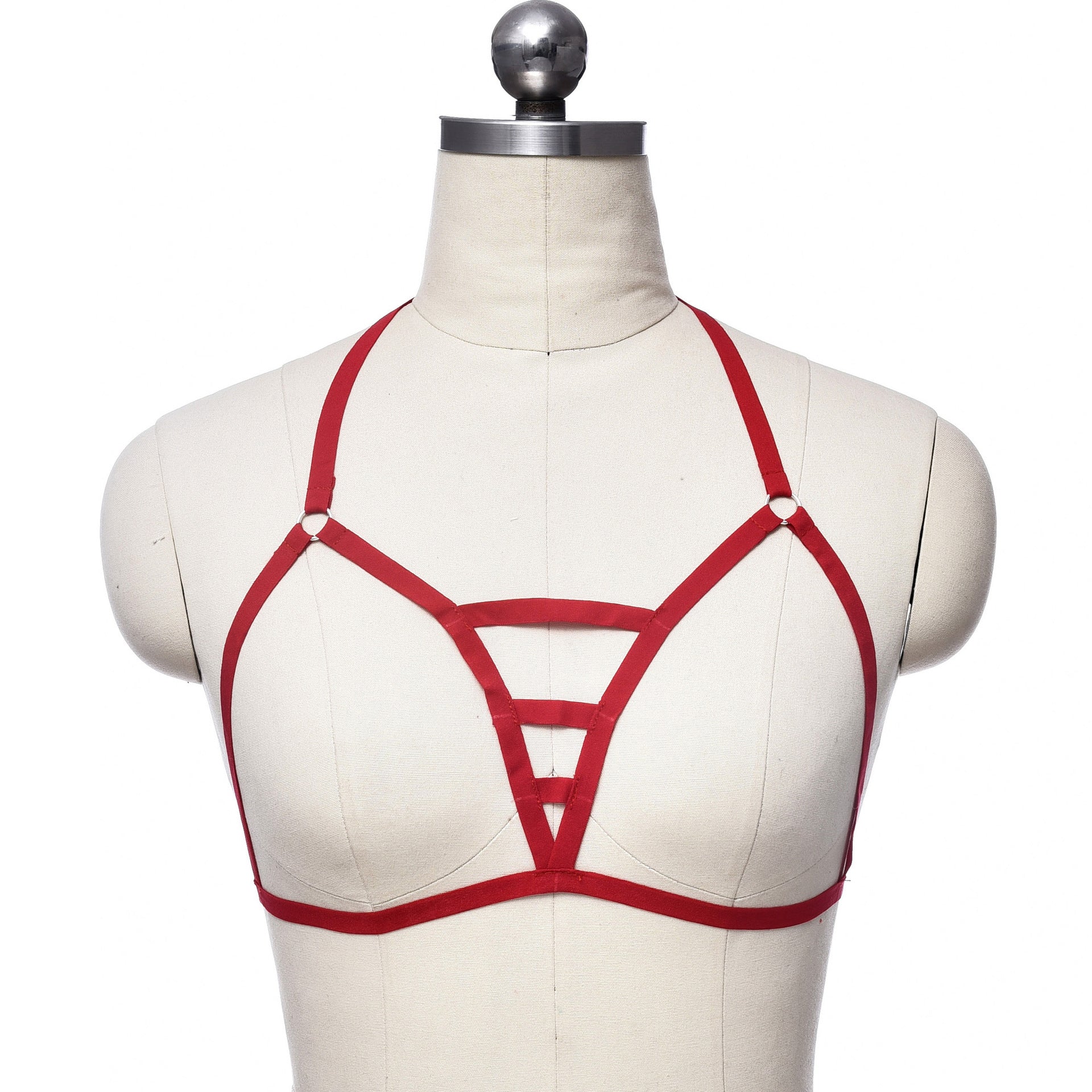 Extreme Sexy Bra Red Body Harness Lingerie