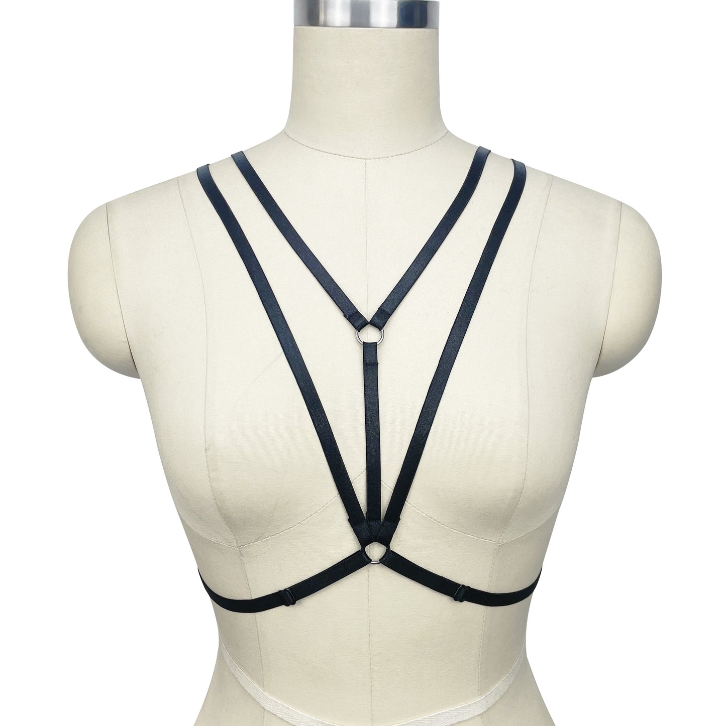 Extreme Sexy Bra White Bondage Harness Lingerie