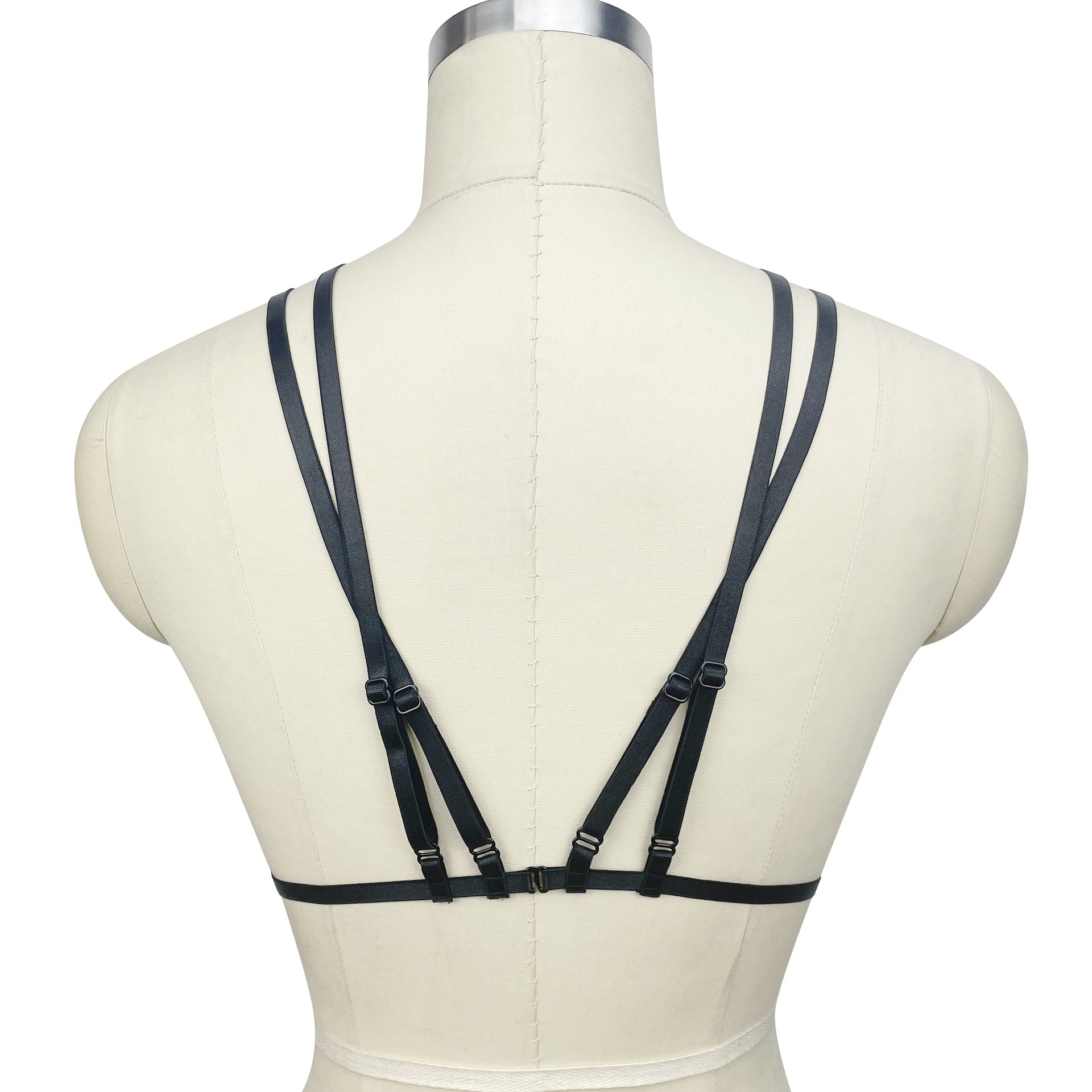 Extreme Sexy Bra White Bondage Harness Lingerie