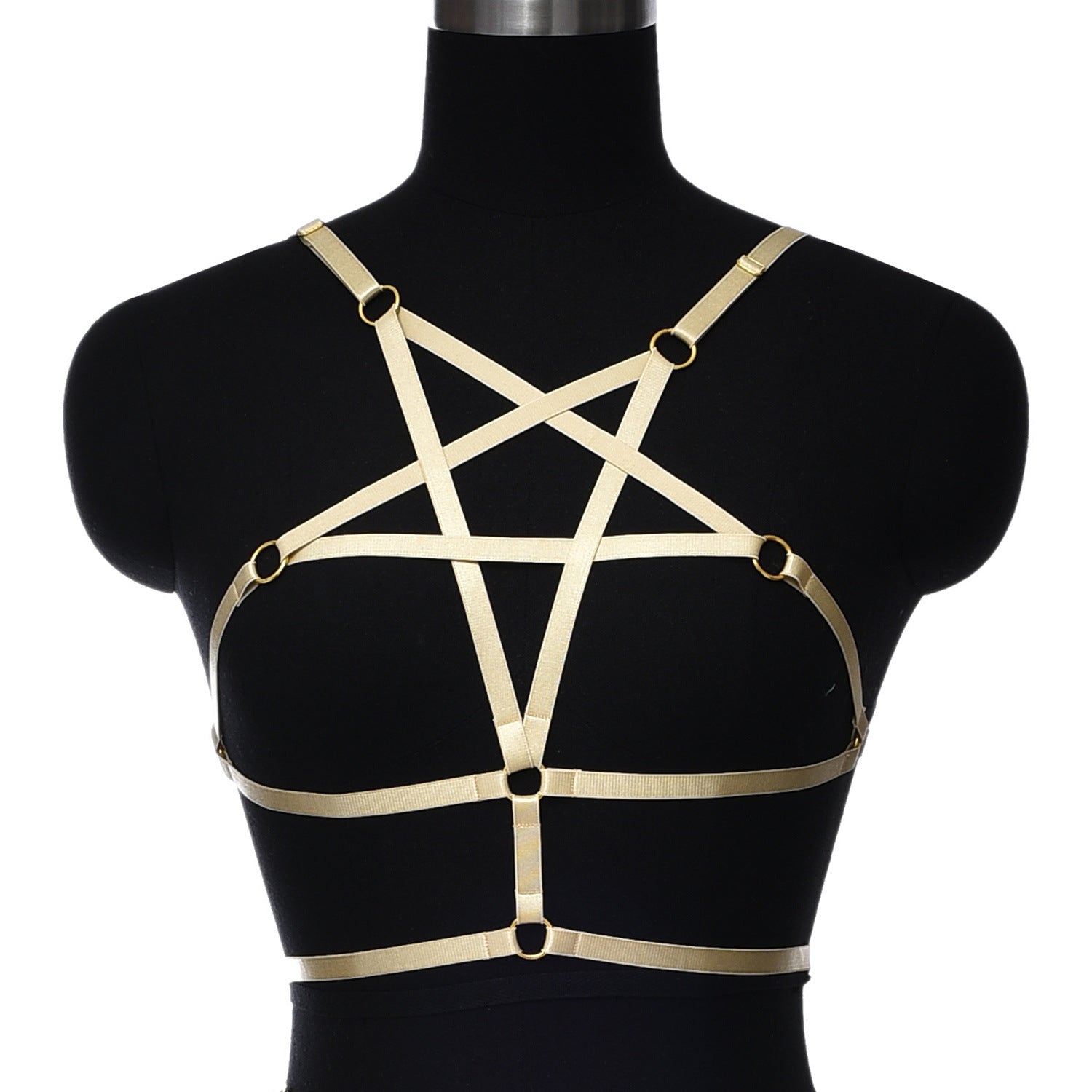 Extreme Sexy No Bra Red Bondage Harness Lingerie