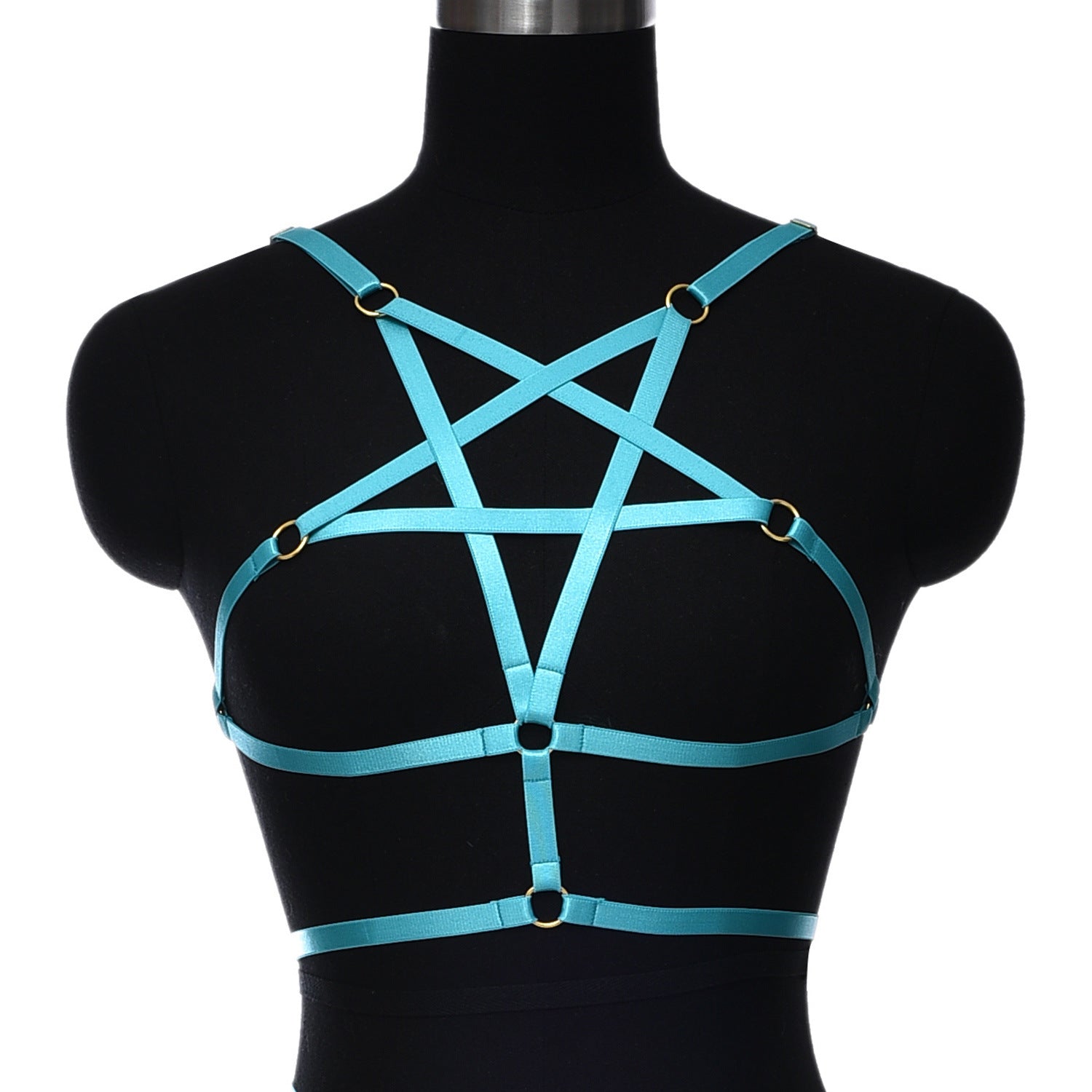 Extreme Sexy No Bra Red Bondage Harness Lingerie