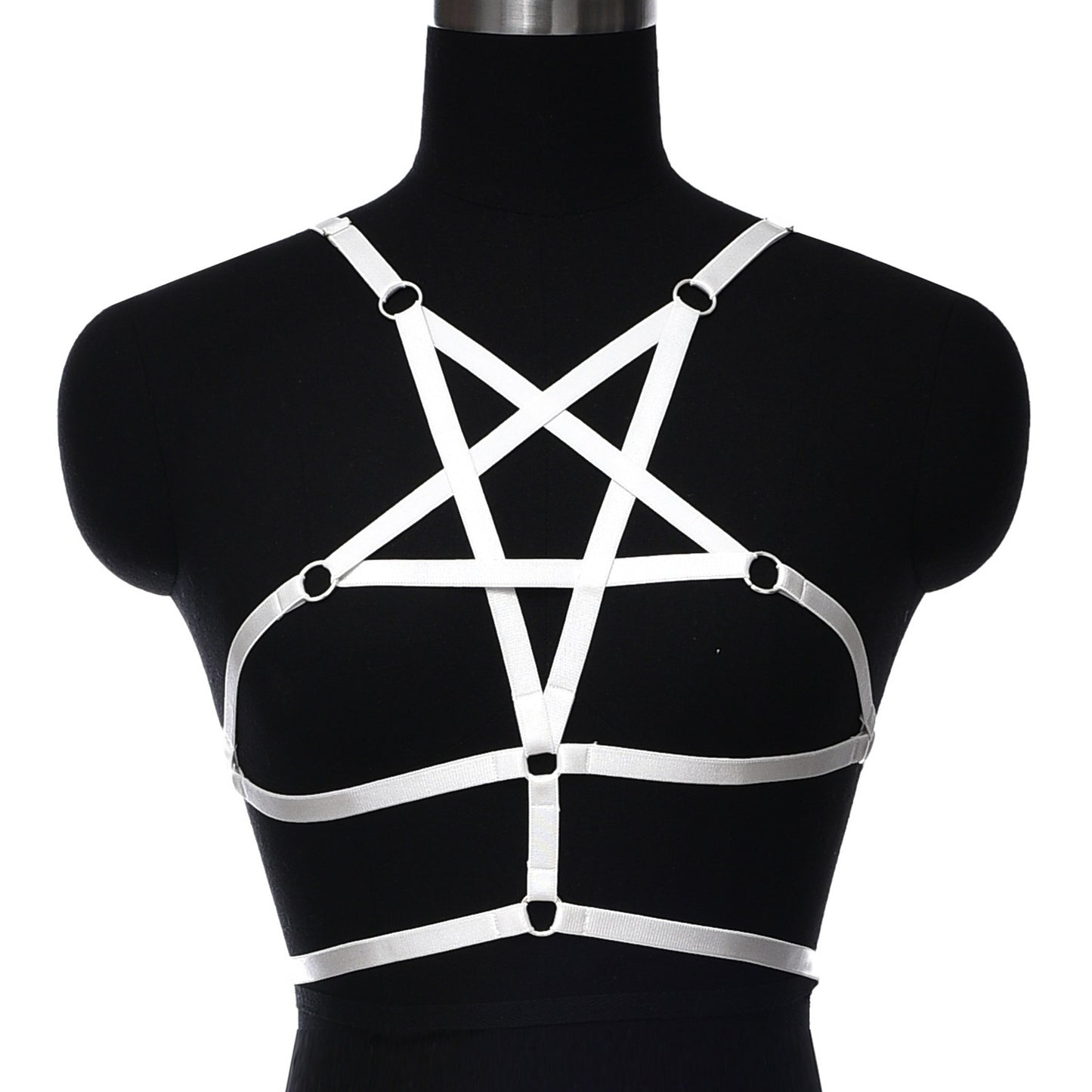 Extreme Sexy No Bra Red Bondage Harness Lingerie