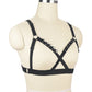 Extreme Sexy No Bra White Bondage Harness Lingerie