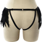 Hot Best Crotchless Panties Sexy Bdsm Lingerie Harness Feather Thong