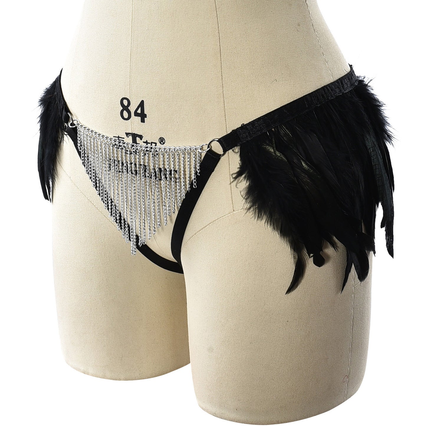 Hot Best Crotchless Panties Sexy Bdsm Lingerie Harness Feather Thong