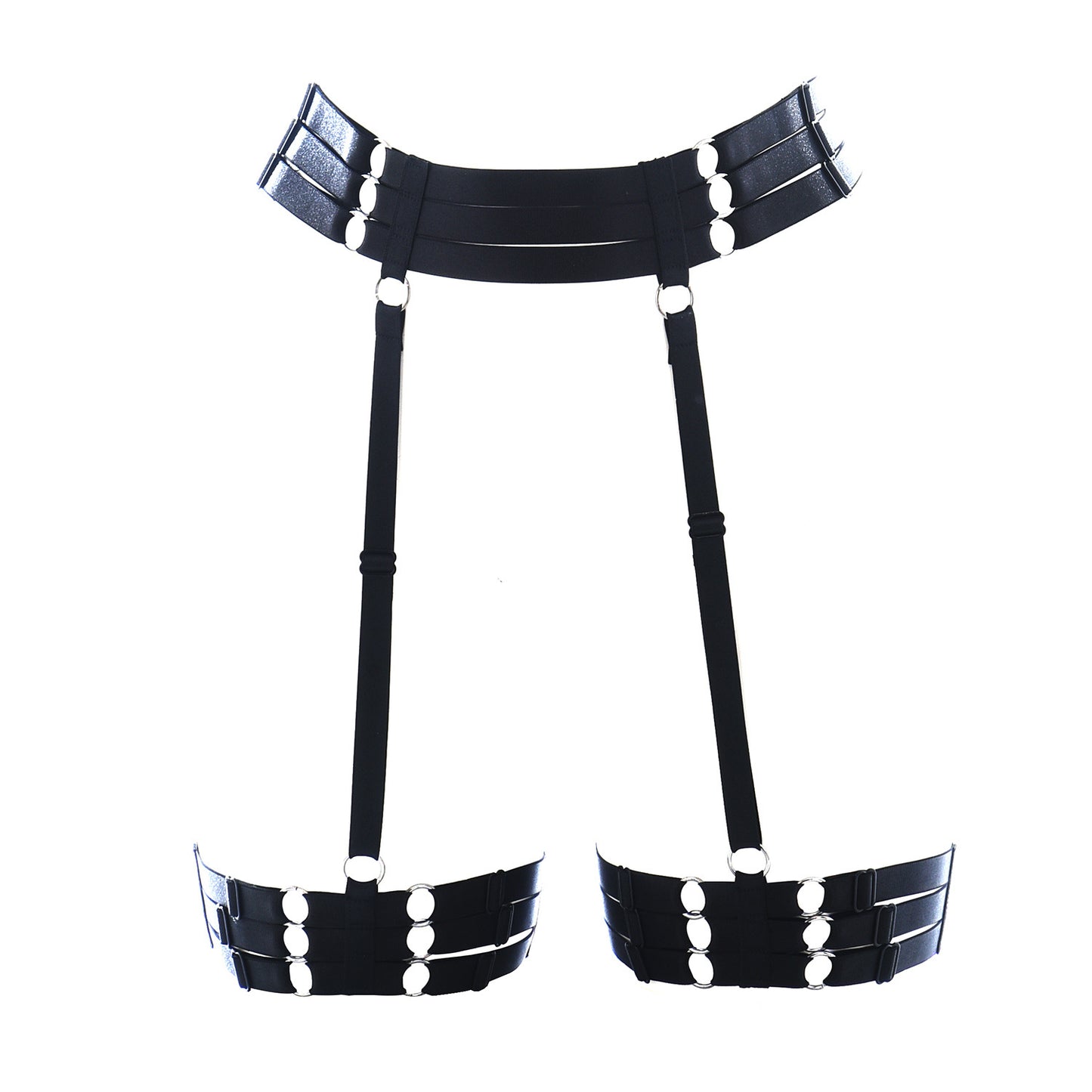 Hot Crotchless Leather Panties Sexy Bondage Harness Lingerie Extreme Thong