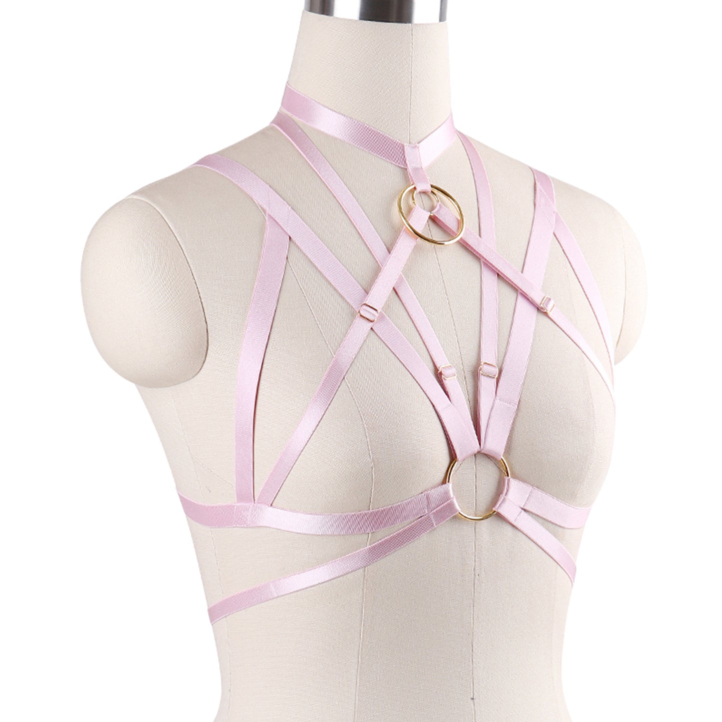 Hot Sexy No Bra Sexy Bondage Harness Lingerie