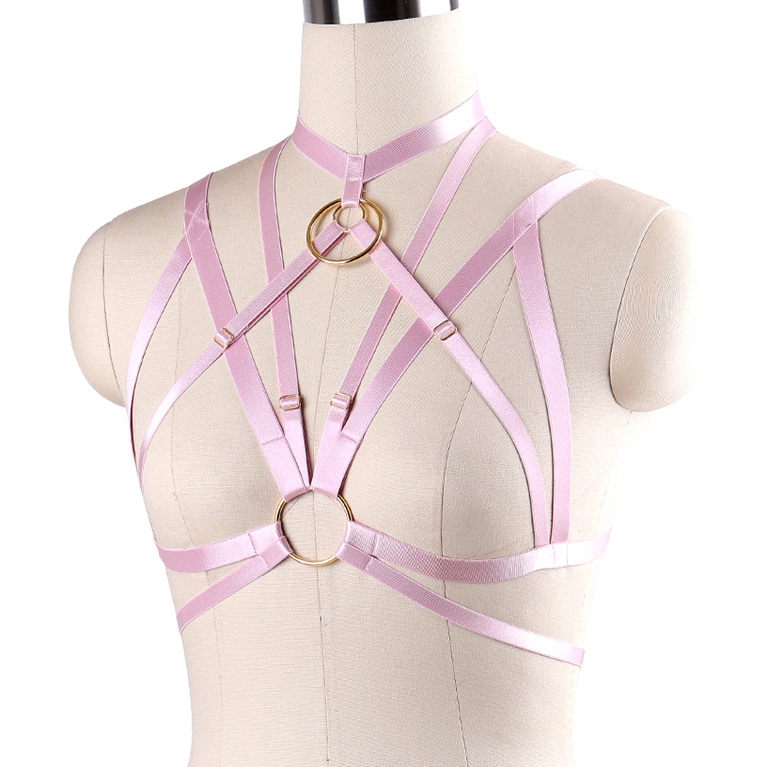 Hot Sexy No Bra Sexy Bondage Harness Lingerie