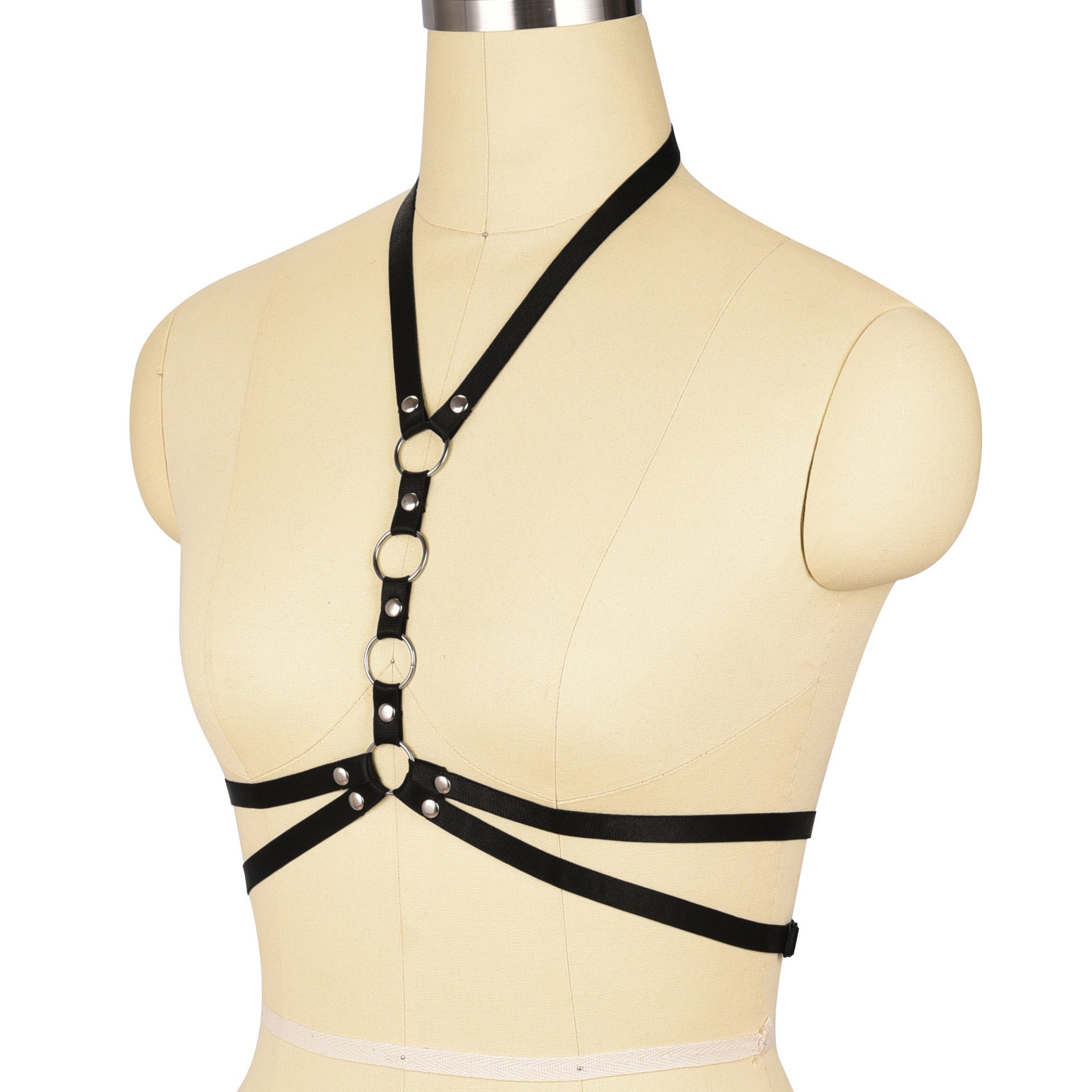 Hot Strappy Bra Sexy Black Body Harness Lingerie