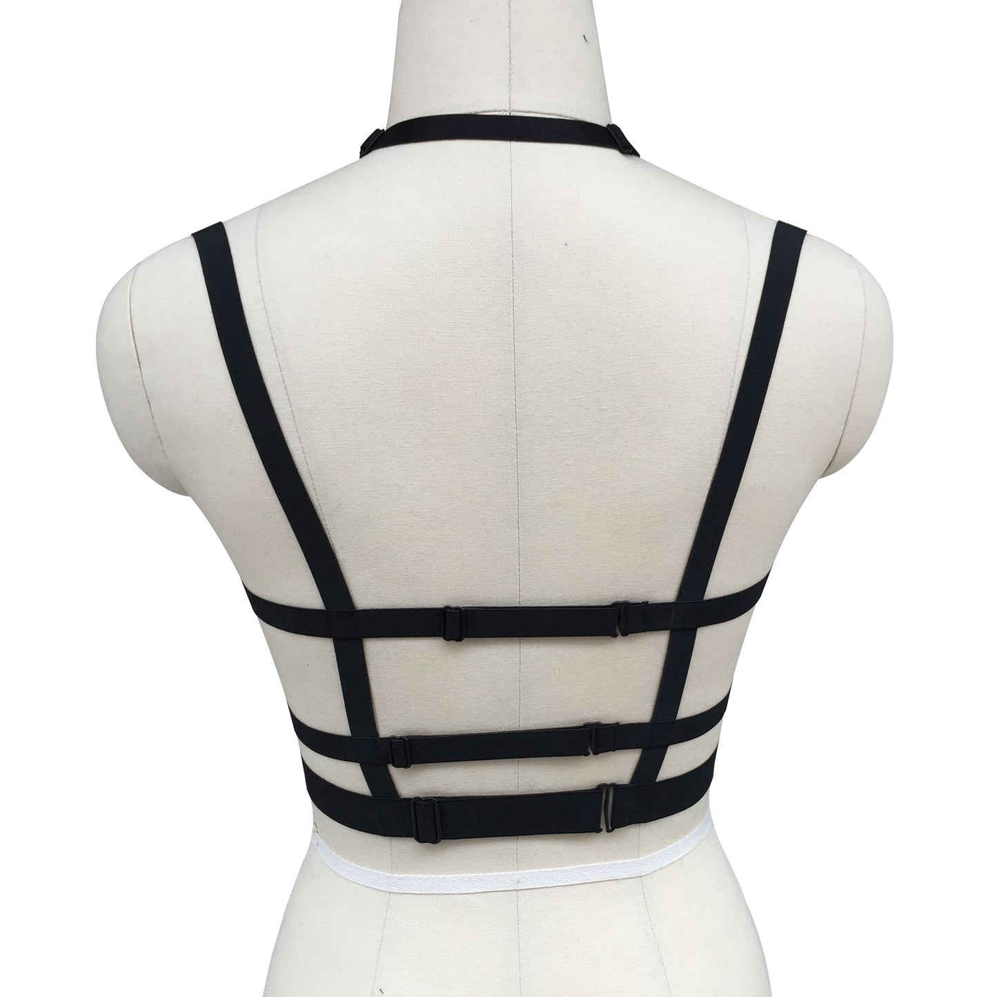 Hot Strappy Bra Sexy Black Body Harness Lingerie