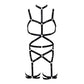 Hot Womens Black Bodysuit White Black Body Harness Lingerie Wife Teddy