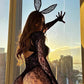 Intimate Bodystocking Crotchless Hot Open Crotch Lingerie Mesh Bodysuit