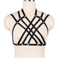 Intimate Bra for Sexy Latina Black Body Harness Lingerie