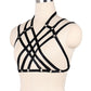 Intimate Bra for Sexy Latina Black Body Harness Lingerie