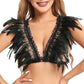 Intimate Sexiest Bra Latina Bdsm Harness Lingerie Feather Bra