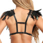 Intimate Sexiest Bra Latina Bdsm Harness Lingerie Feather Bra