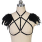 Intimate Sexy Bra Latina Bondage Harness Lingerie Feather Bra