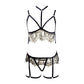 Intimate Sexy Latina Lingerie Set Nasty Sexy Harness Lingerie Latina Bra Panties