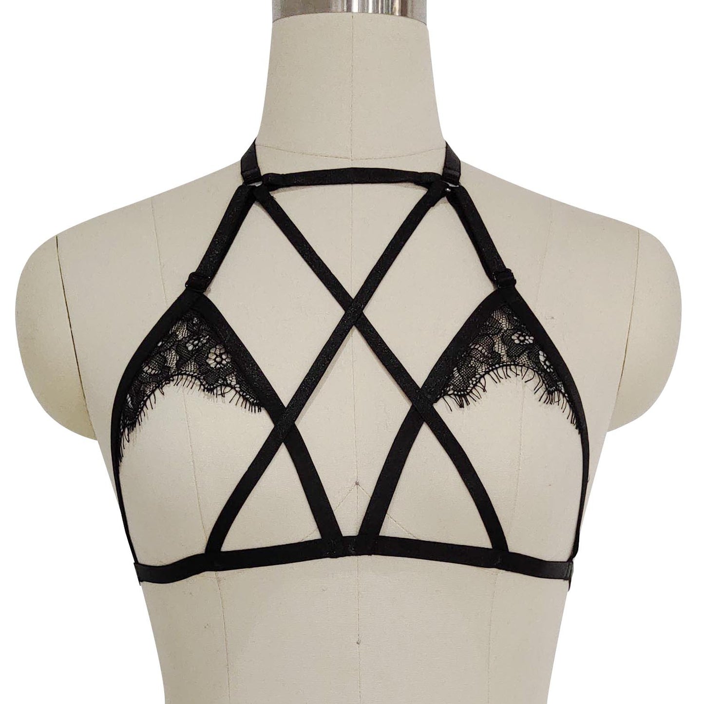 Intimate Sexy No Bra Latina Body Harness Lingerie