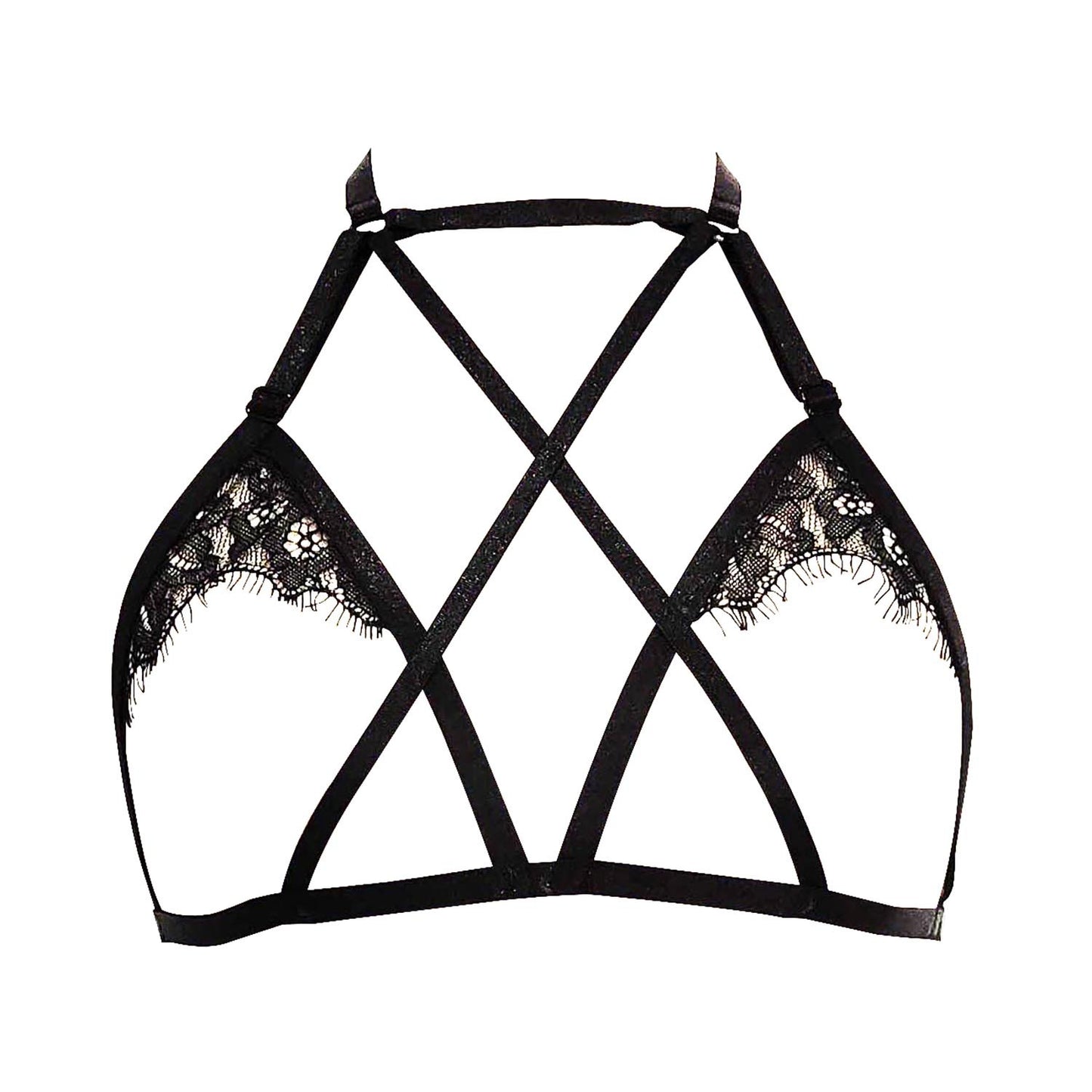 Intimate Sexy No Bra Latina Body Harness Lingerie