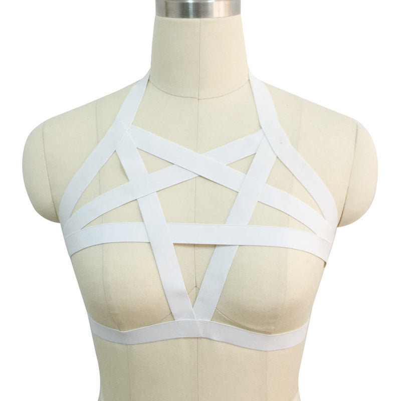 Intimate Sexy No Bra Latina Bondage Harness Lingerie