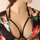 Intimate Strappy Bra Latina Black Body Harness Lingerie