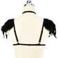 Intimate Strappy Bra Latina Sexy Harness Lingerie Feather Bra