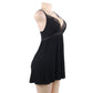 Lace Black Babydoll Dress Nude lingerie for older women Black Chemise