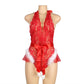 Lace Sexy Bodysuit Sexiest mature mom lingerie Extreme Red Teddy🌹