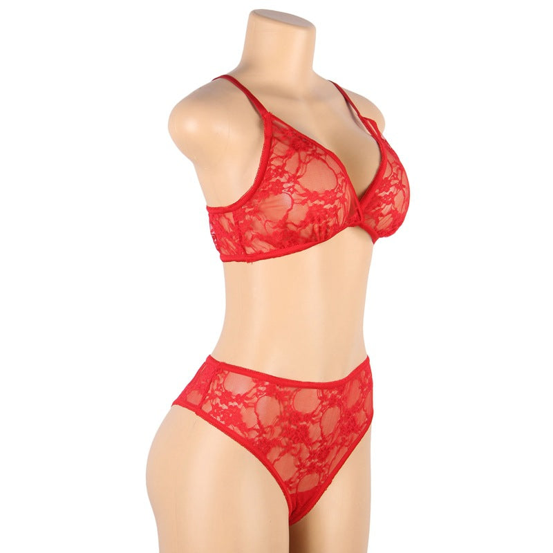 Lace Sexy Valentines Lingerie Set Sexiest mature mom lingerie Bra Panties🌹