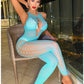 Latina Fishnet Bodystockings Women  Womens Sheer Lingerie Mesh Bodysuit