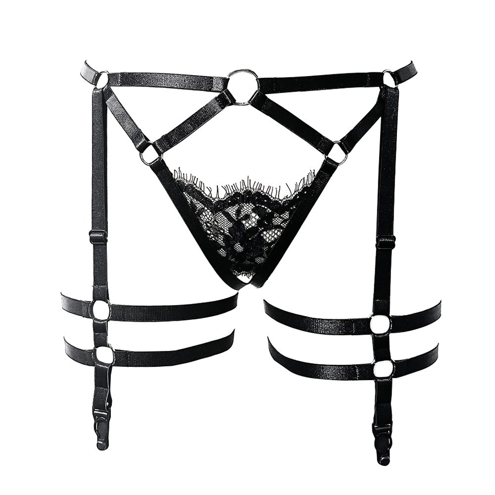 Latina Garter Belts And Thigh Highs Intimate Bondage Harness Lingerie