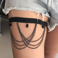 Latina Garter Leg Intimate Black Body Harness Lingerie