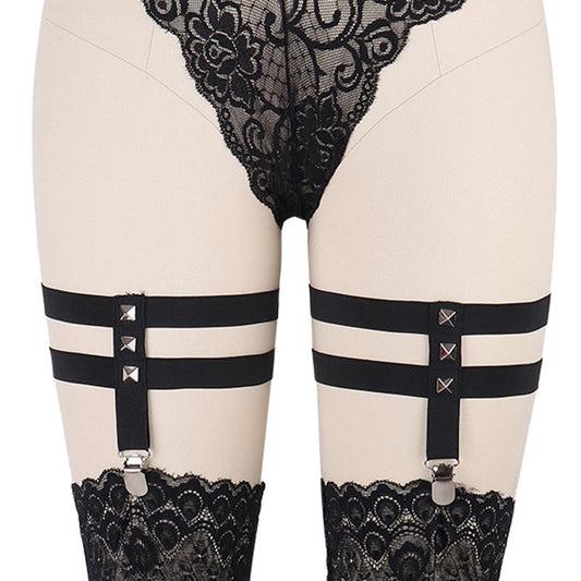 Latina Garter Leg Intimate Sexy Harness Lingerie