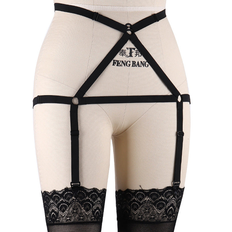 Latina High Waist Garter Belt Intimate Bdsm Lingerie Harness