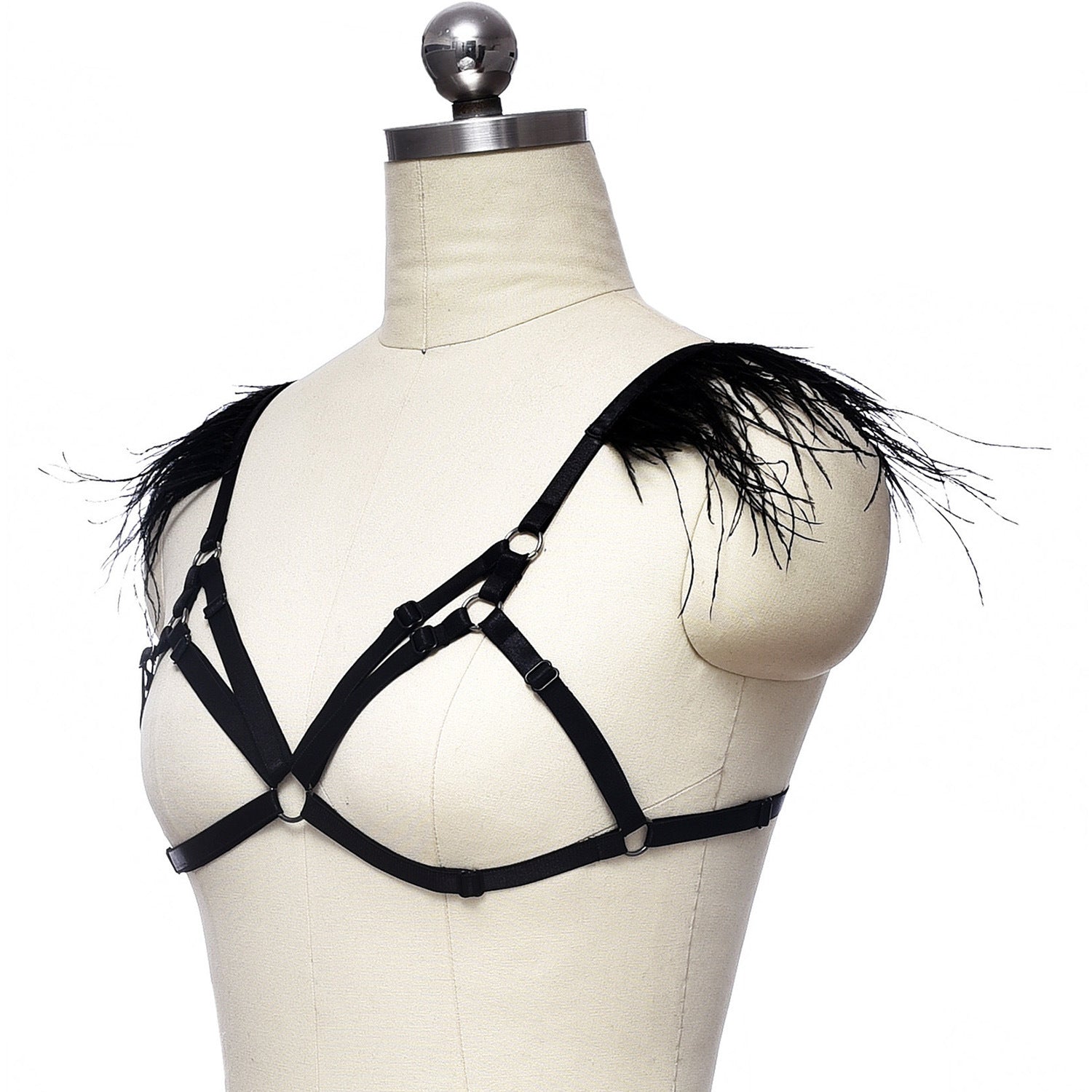 Latina Sexy No Bra Intimate Body Harness Lingerie