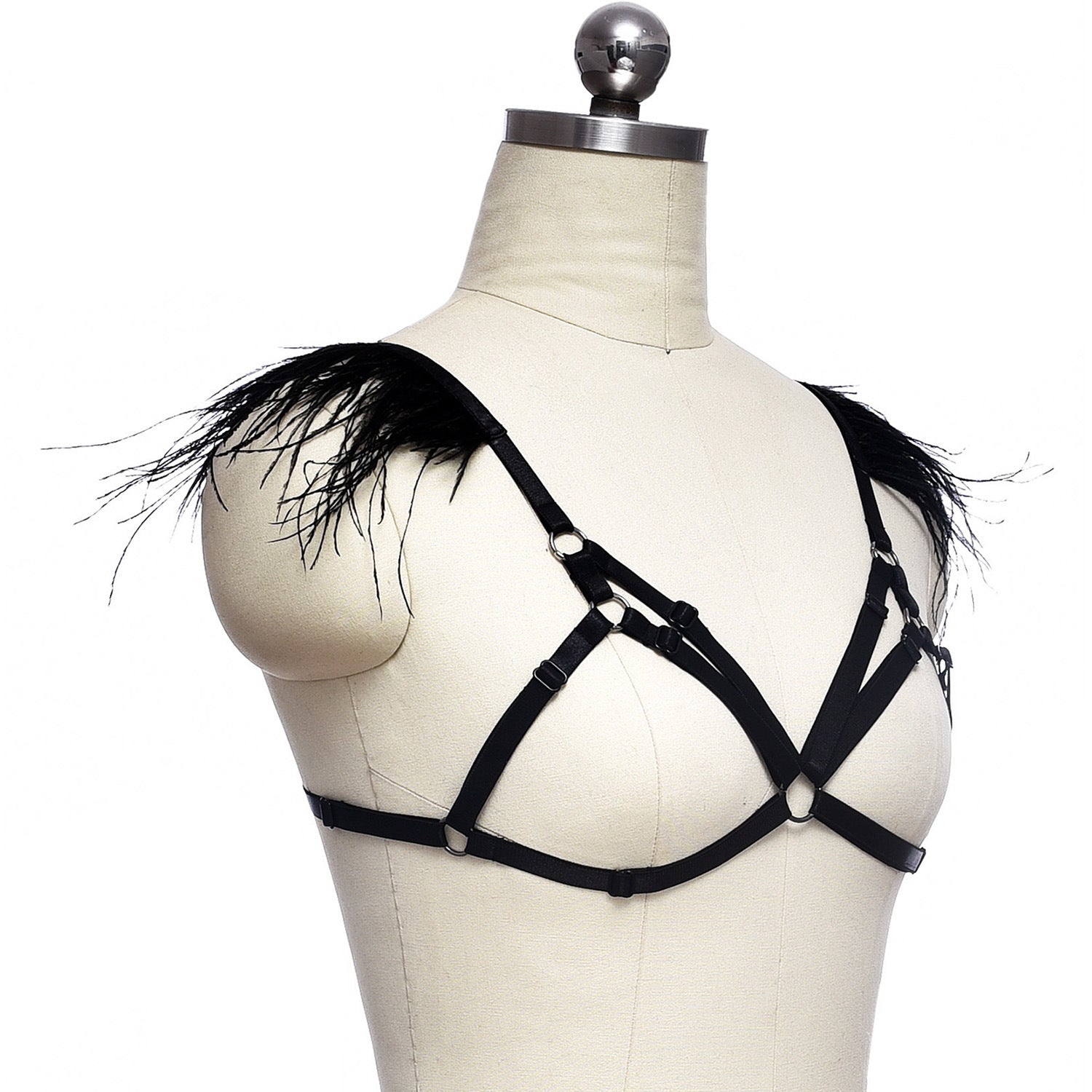 Latina Sexy No Bra Intimate Body Harness Lingerie