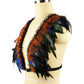 Latina Sexy No Bra Intimate Body Harness Lingerie Feather Bra