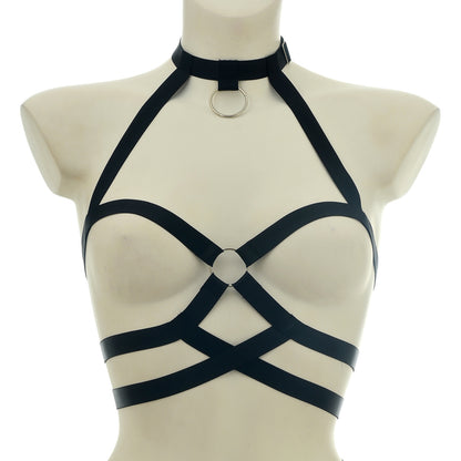 Latina Sexy No Bra Intimate Bondage Harness Lingerie