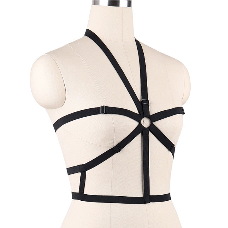 Latina Sexy No Bra Intimate Bondage Harness Lingerie