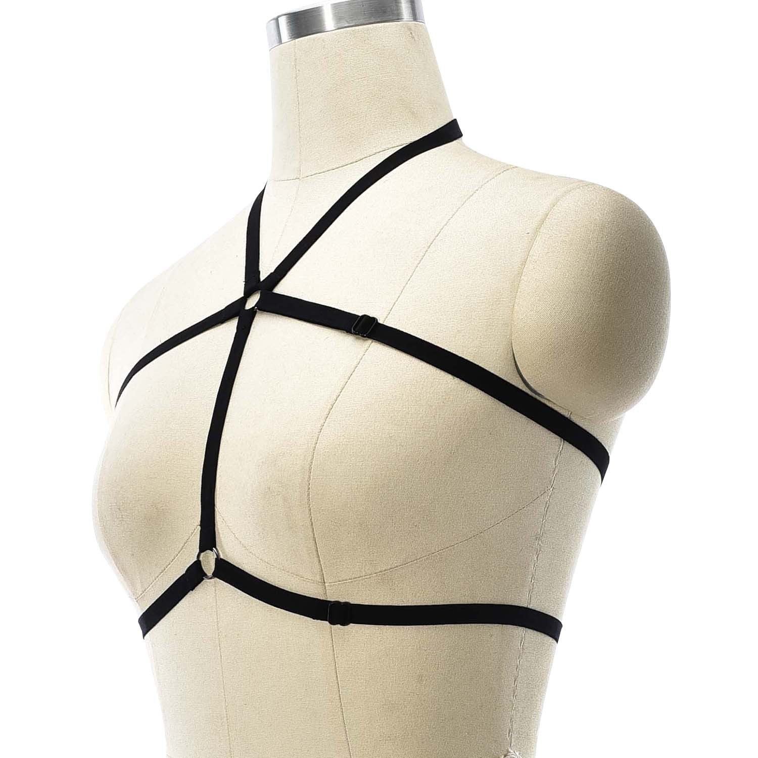 Latina Sexy No Bra Intimate Bondage Harness Lingerie